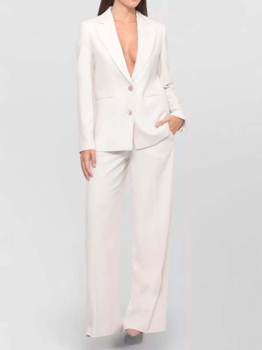 Peserico Metallic Fine-Knit Blazer