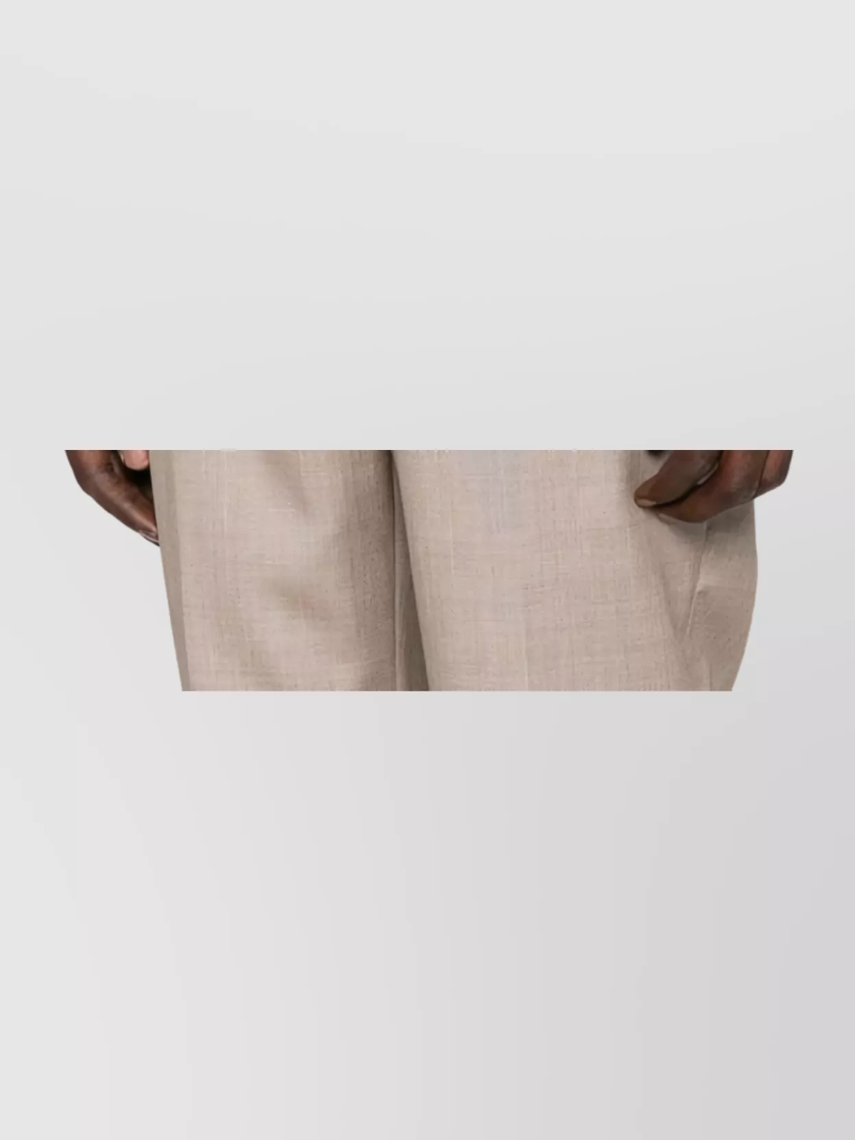 Emporio Armani Linen Single Button Jacket Featuring Pockets