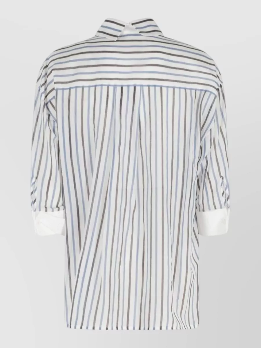 Semicouture Striped Cotton Shirt