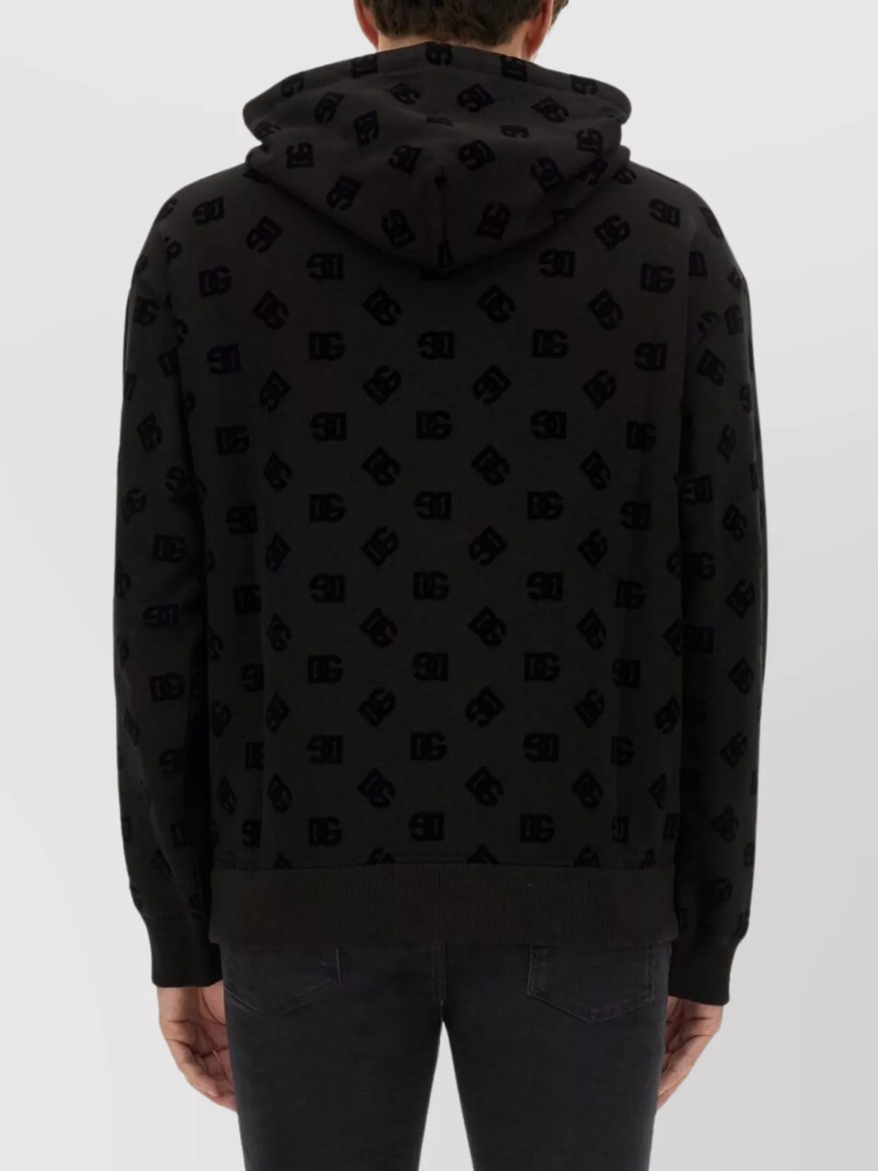 Dolce&Gabbana Logo Print Hooded Sweatshirt