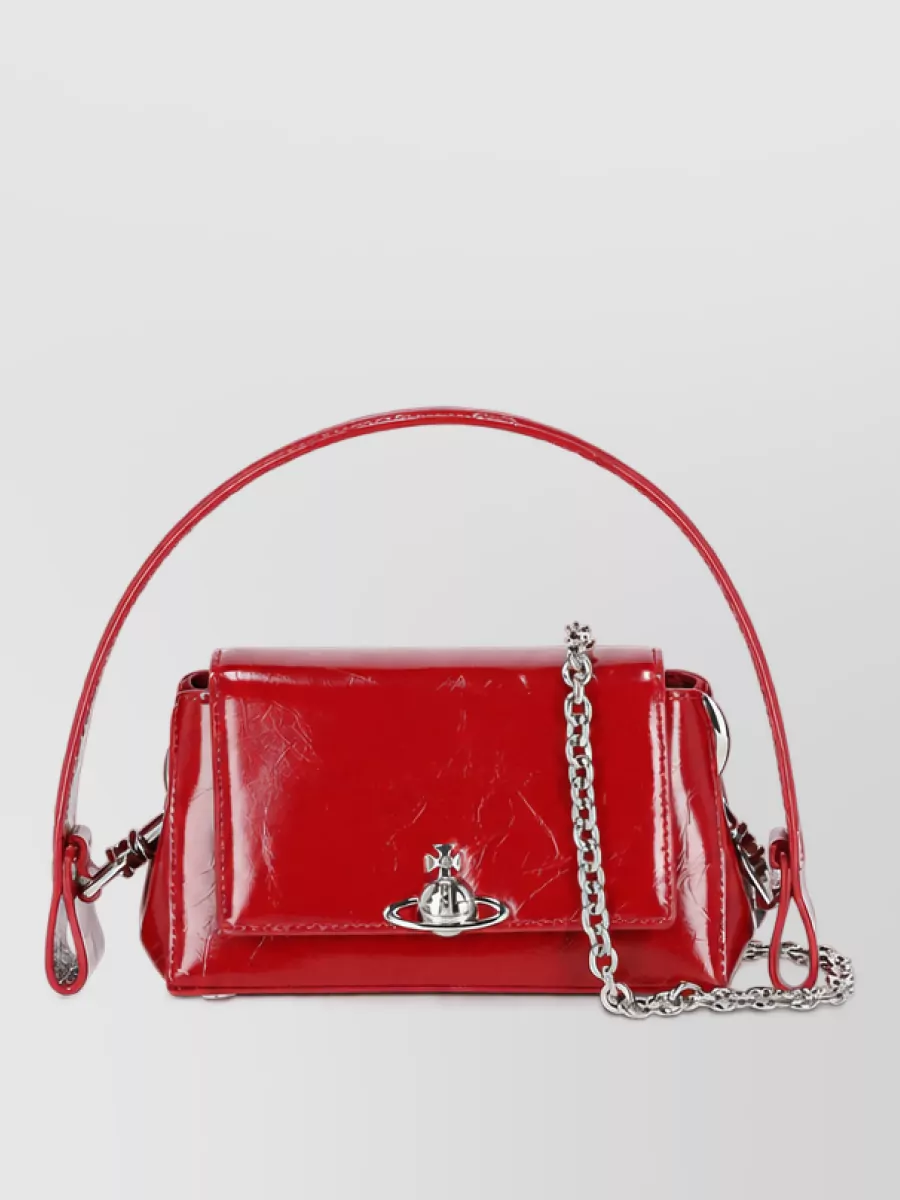Vivienne Westwood Patent Leather Mini Shoulder Bag