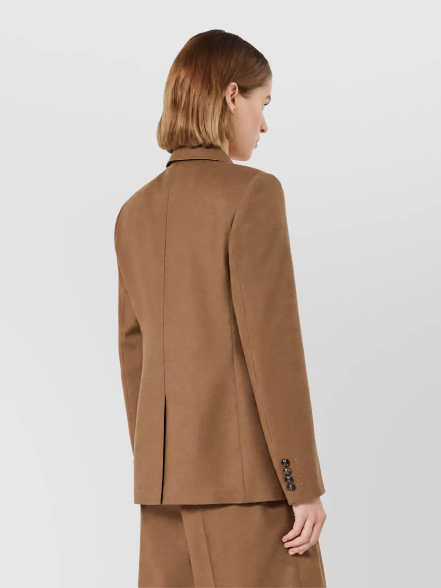 S Max Mara Virgin Wool Double-Breasted Blazer