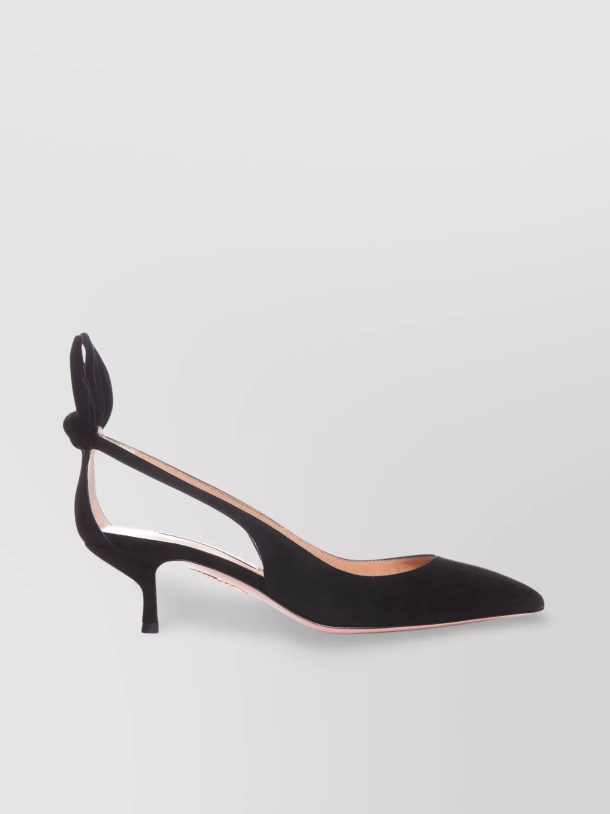 Aquazzura leather bow tie pumps
