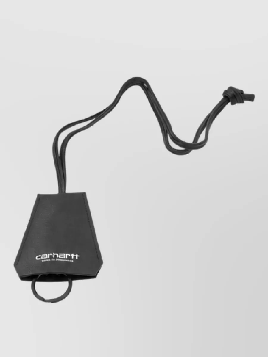Carhartt Wip leather keychain wallet