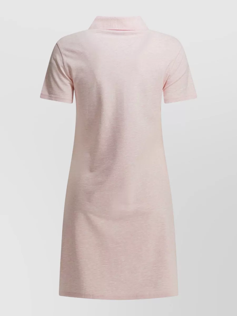Burberry Cotton Short-Sleeve Polo Knee-Length Dress