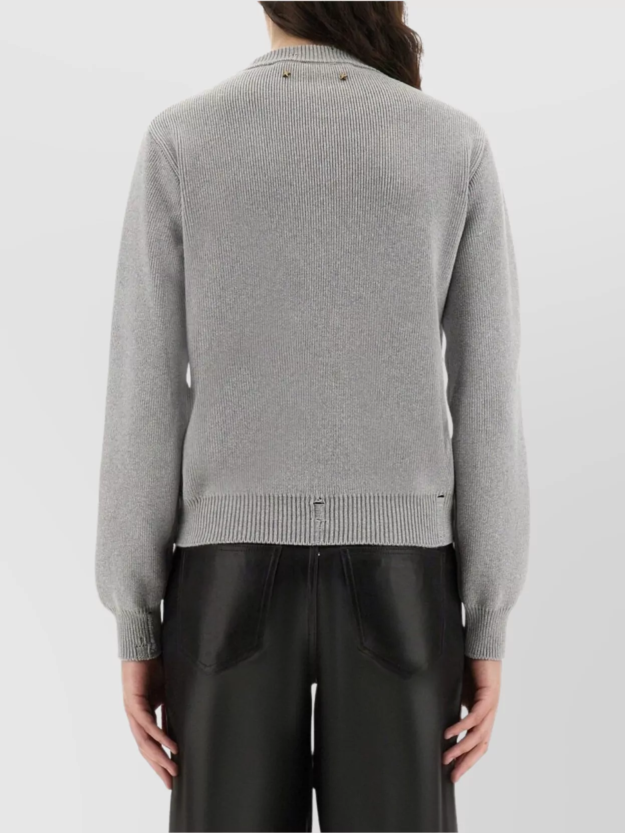 Golden Goose Crew Neck Knitwear Ribbed Finish
