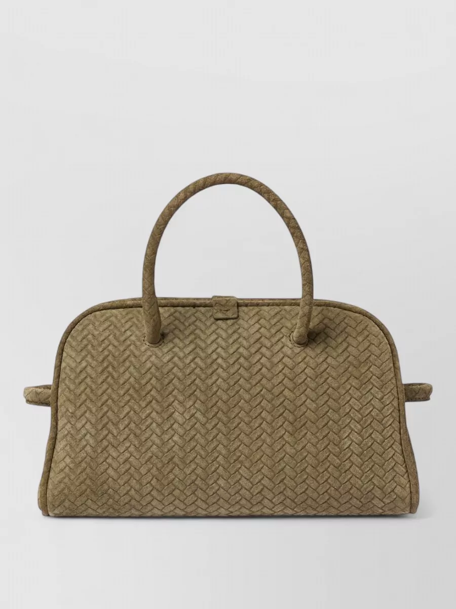 Jacquemus Le Turismo Suede Leather Tote Bag