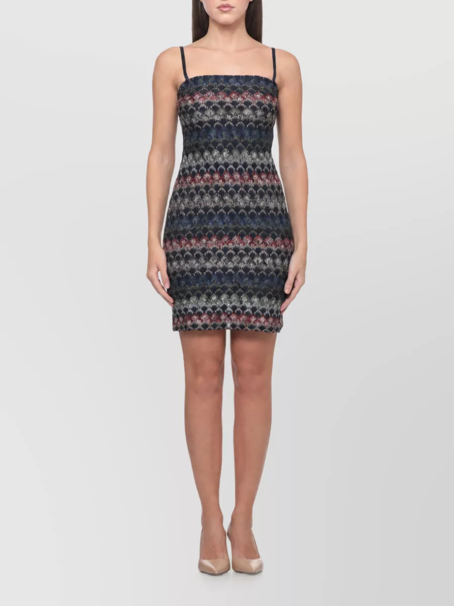 Missoni Lurex Multicolor Knitted Mini Dress