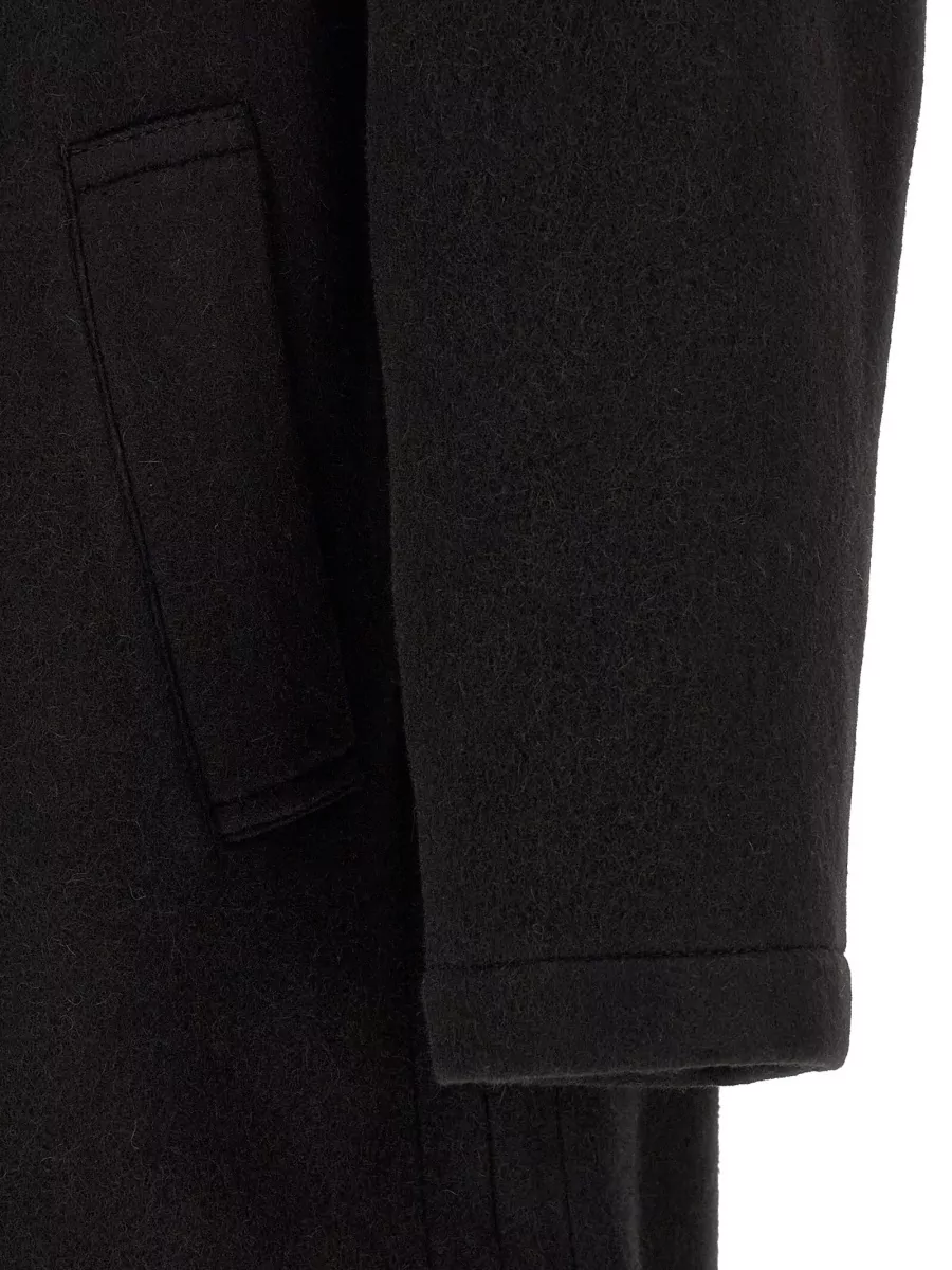Lemaire Alpaca Wool Oversized Double-Breasted Coat