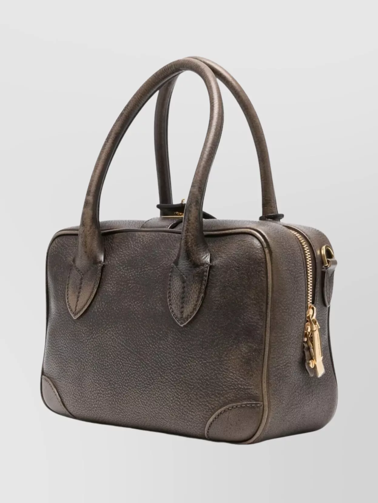 Golden Goose Luxe Leather Shoulder Bag With Metal Accents