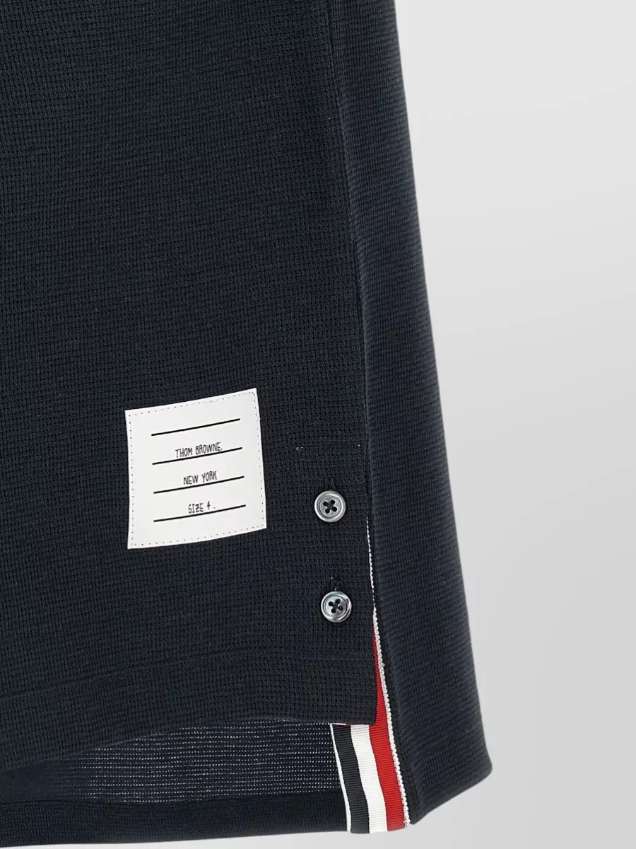 Thom Browne Short-Sleeve Polo Shirt