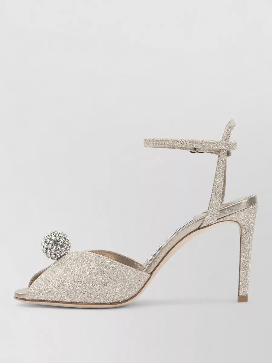Jimmy Choo Sacora 85Mm Heeled Sandals Ankle Strap