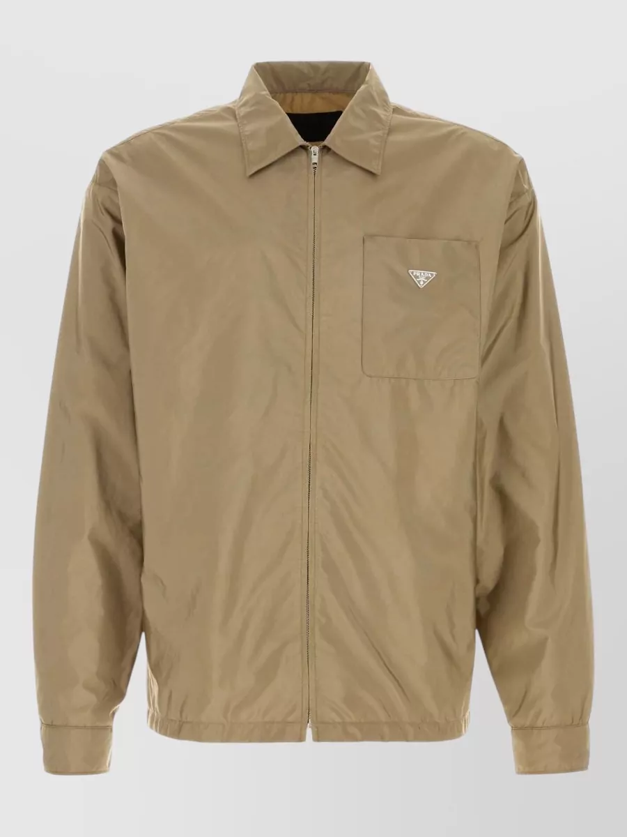 Prada recycled nylon shirt jacket