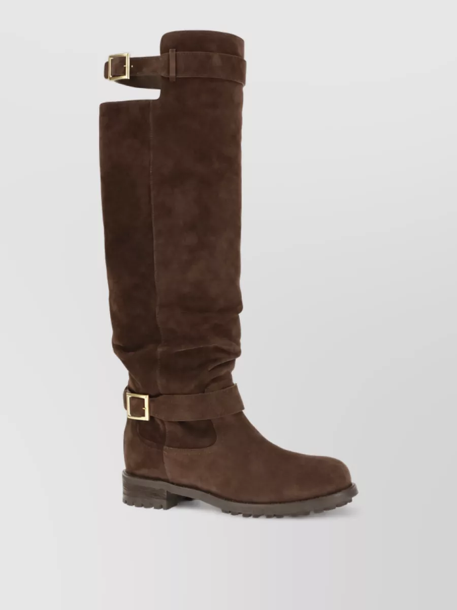 Jimmy Choo leather over-the-knee boots