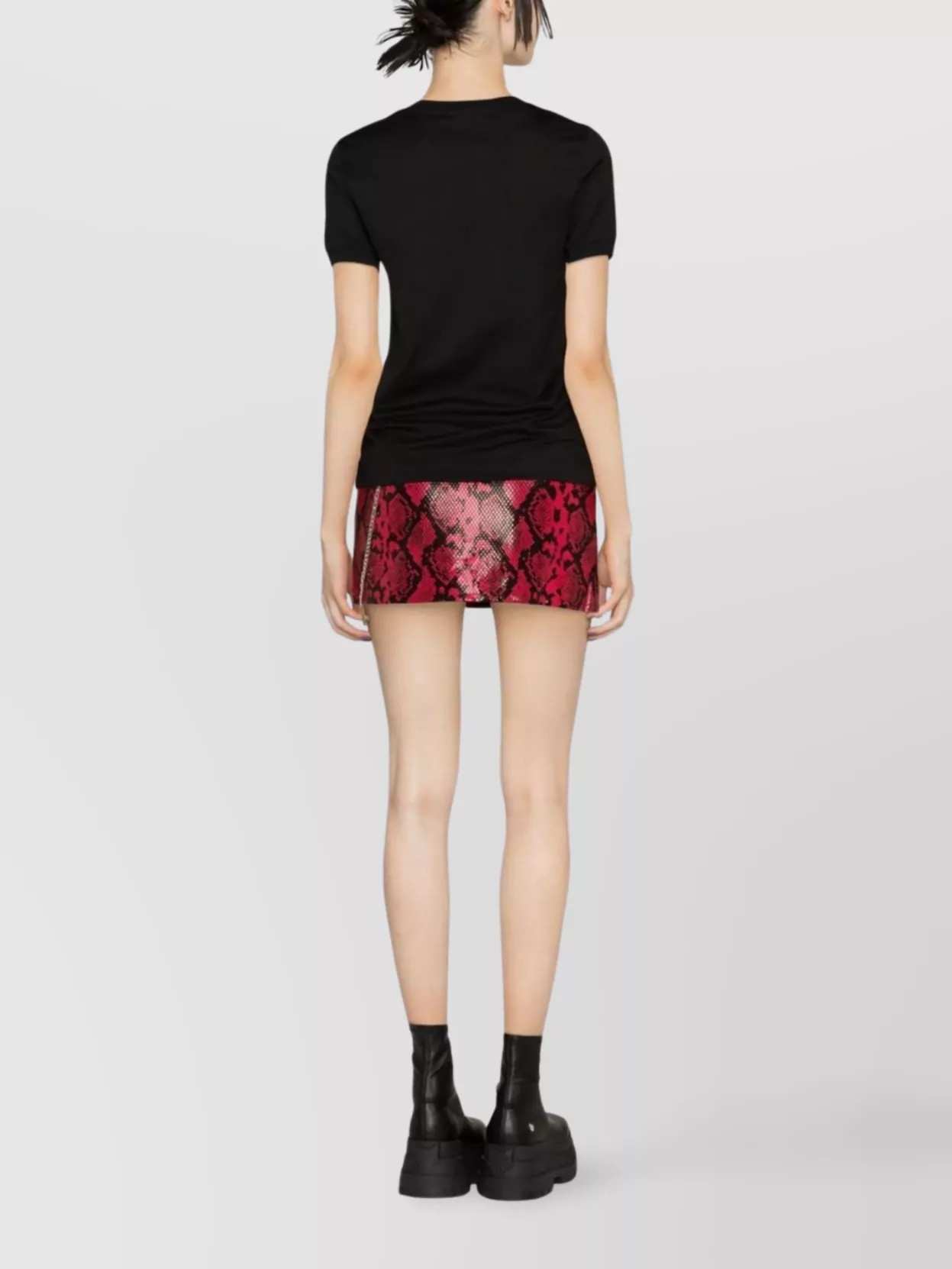 Dolce&Gabbana Crystal Logo Cotton T-Shirt