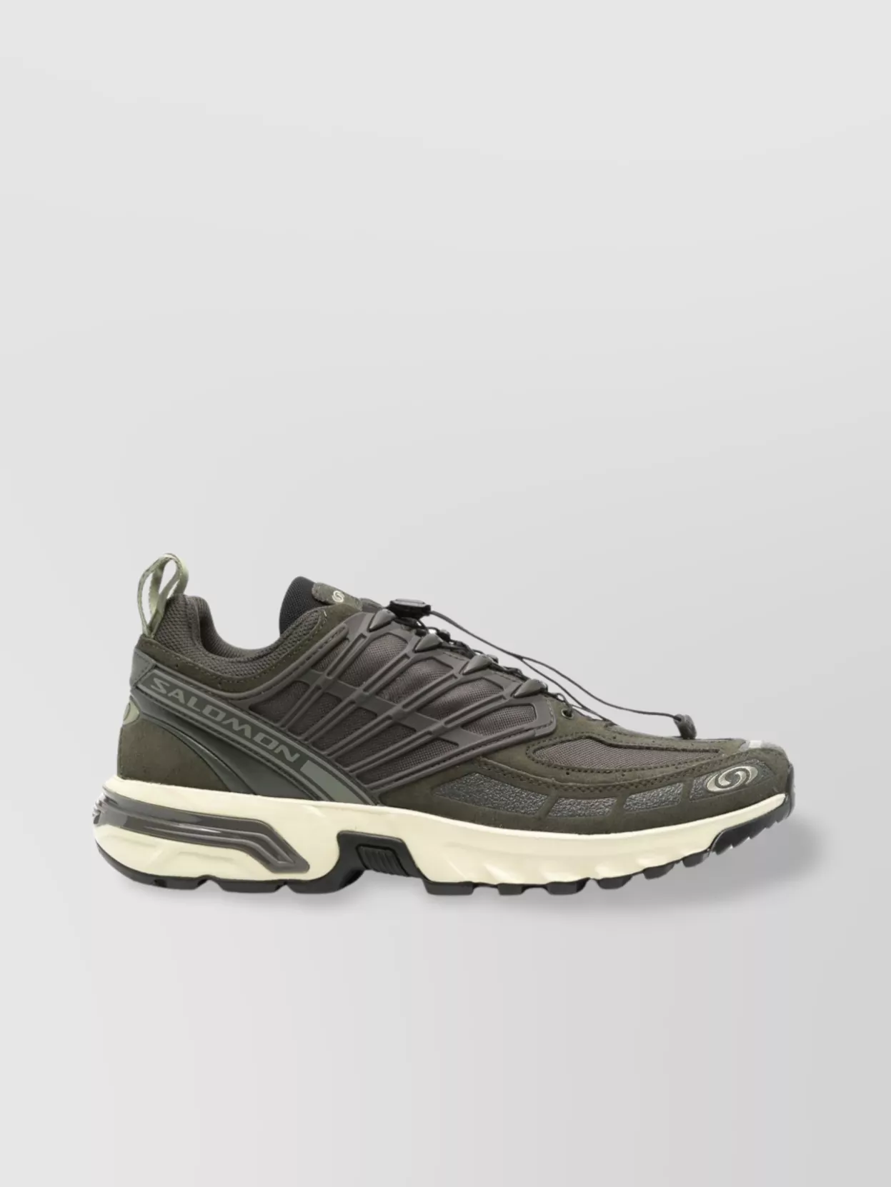 Salomon Pro Leather Sneakers With Chunky Rubber Sole