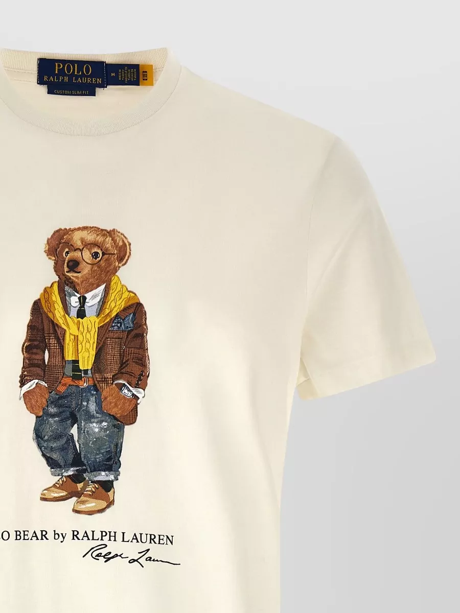 Polo Ralph Lauren Bear Graphic Crew Neck Short Sleeve T-Shirt