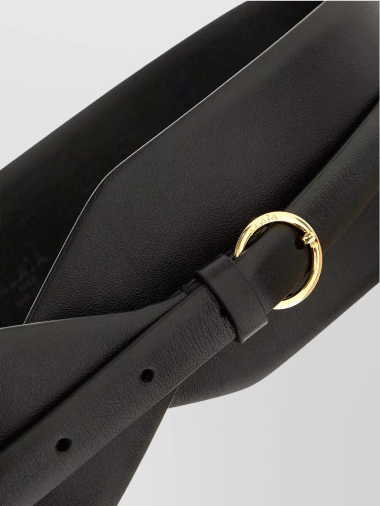 Alaïa Adjustable Wide Belt Gold-Tone Buckle