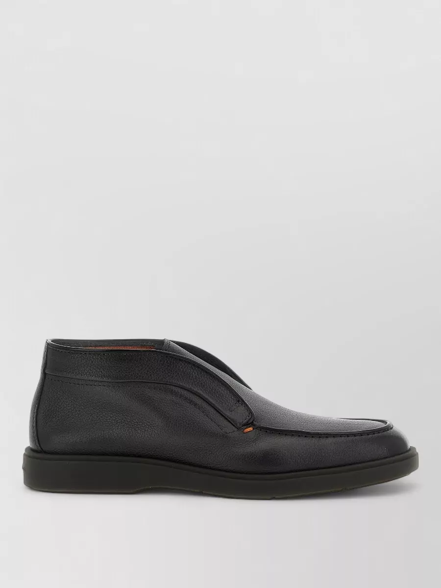 Santoni Leather Ankle Boots