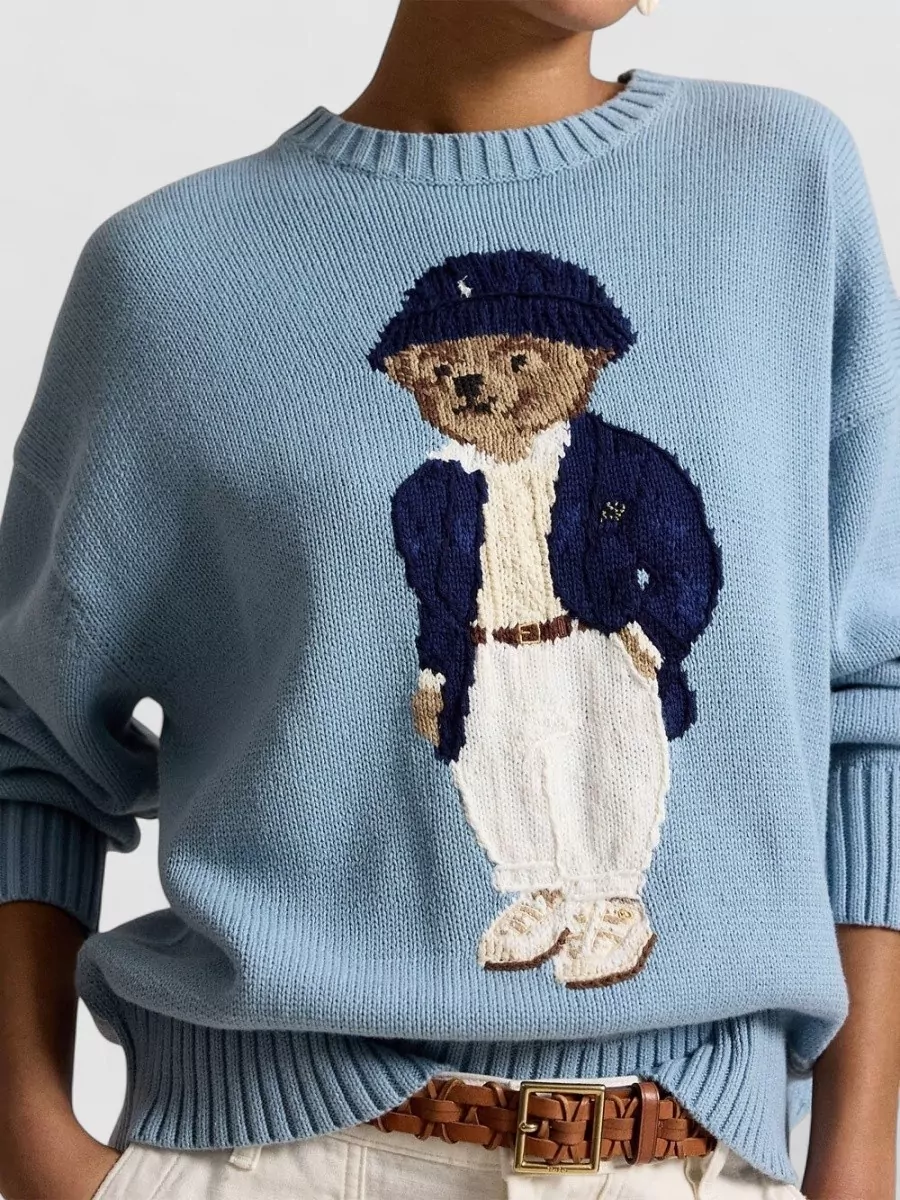 Polo Ralph Lauren Ribbed Oversized Cotton Sweatshirt