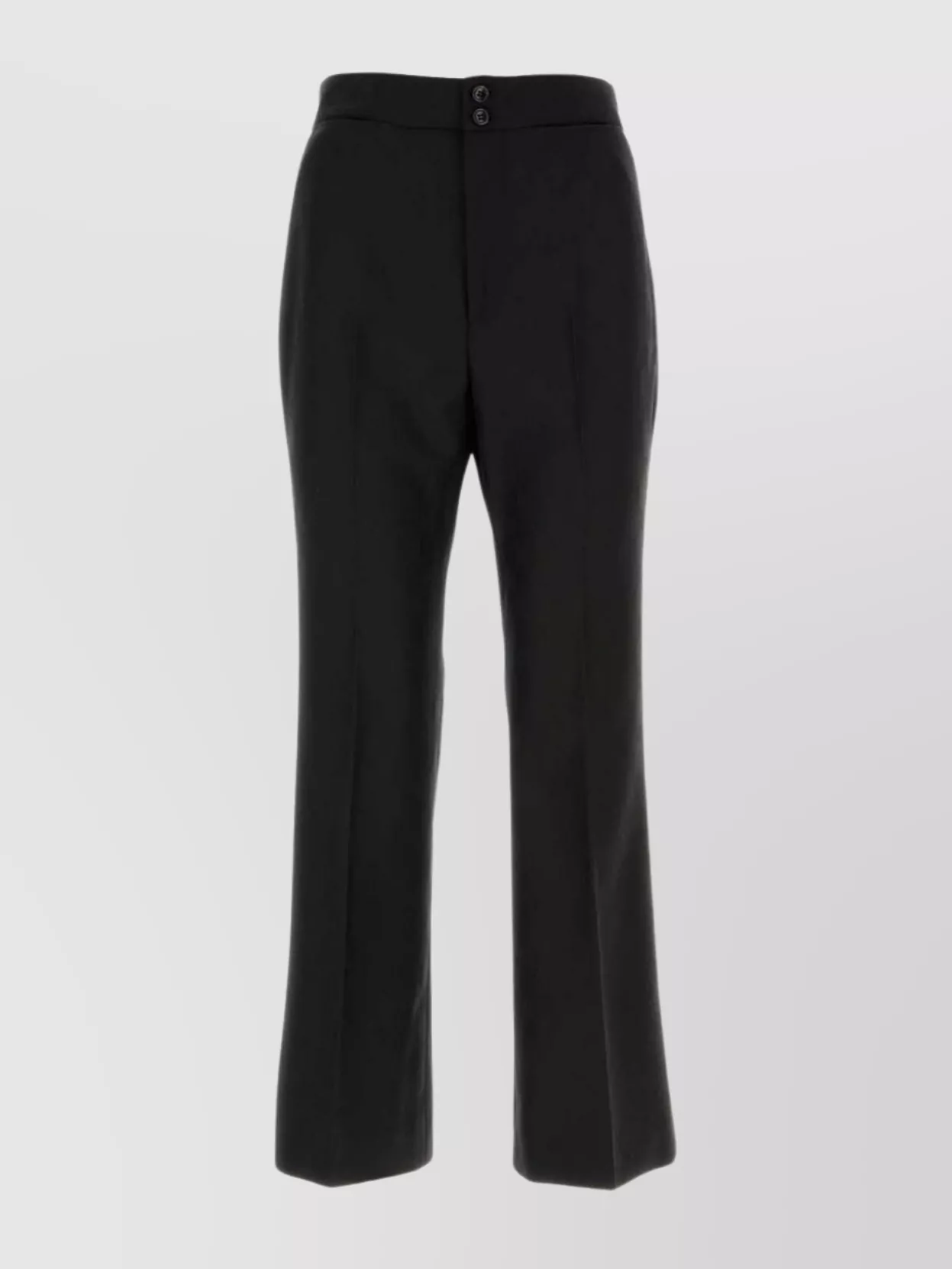 Shop Gucci Wool Pant With Belt Loops And Back Pockets