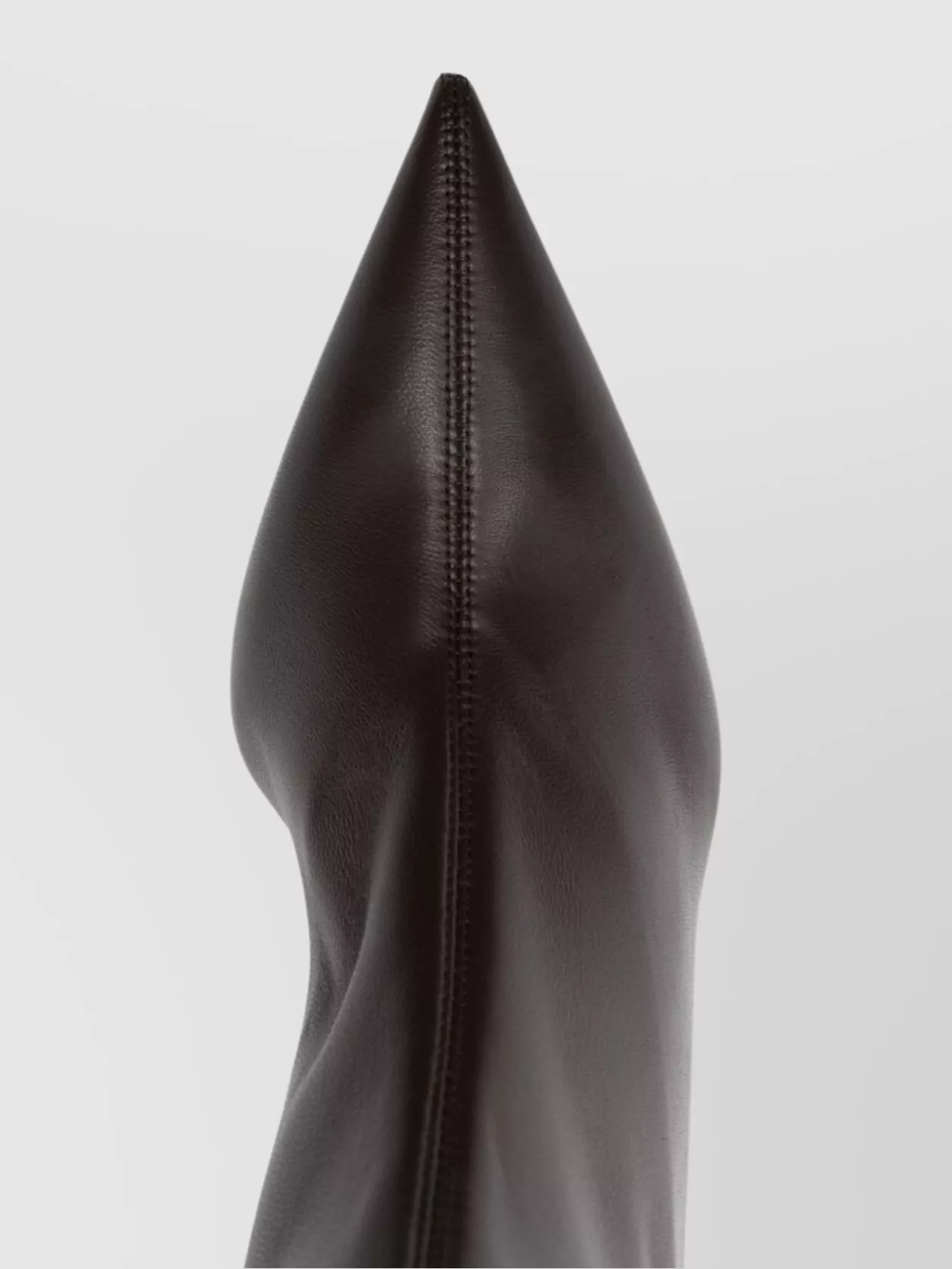 Totême Stiletto Ankle Boots In Calf Leather In Black