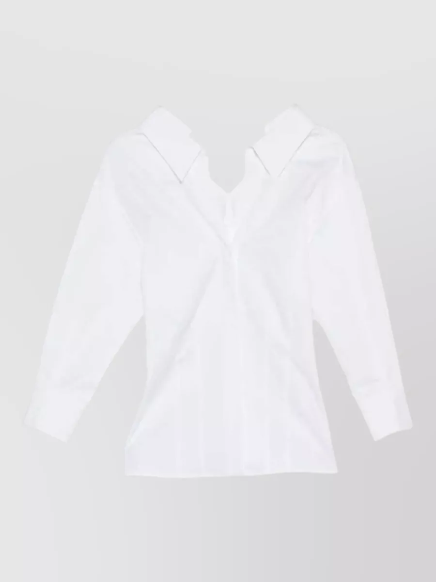 Givenchy Cotton Fitted Long-Sleeve Shirt