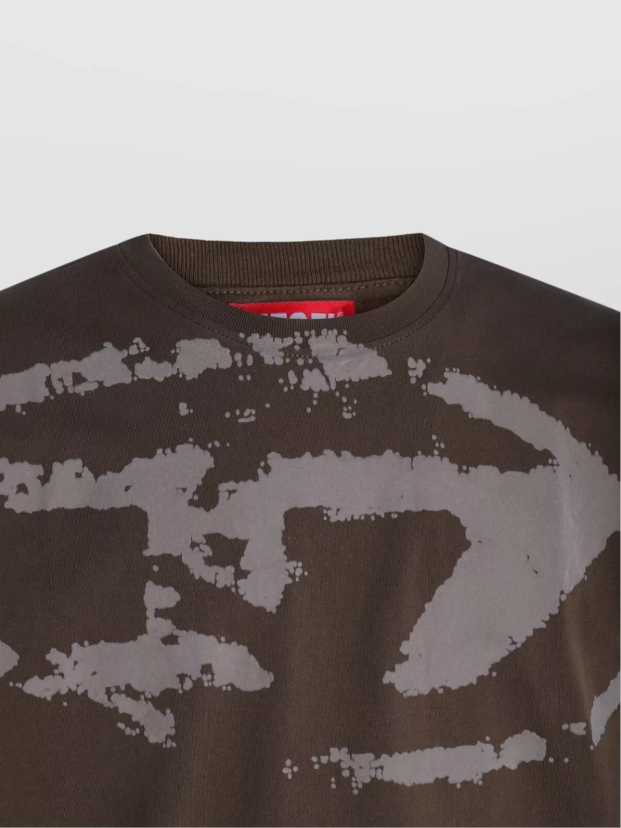 Diesel Abstract Print Crew Neck T-Shirt