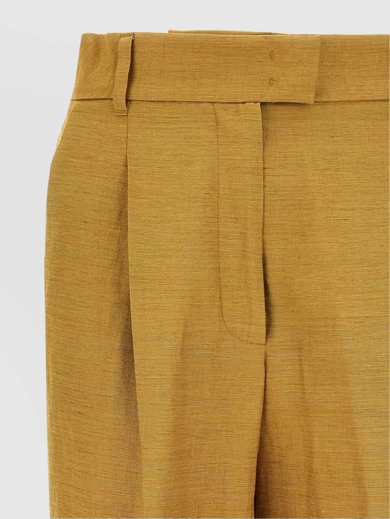 Max Mara Trousers Featuring Front Pleats And Back Pockets In Brown