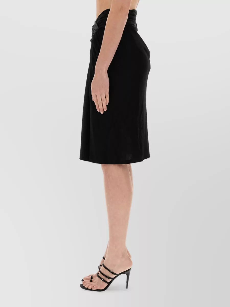 Saint Laurent Asymmetric Pencil Skirt