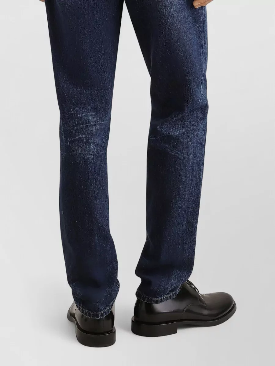 Dolce&Gabbana Trousers Faded Effect Five Pocket Design Belt Loops