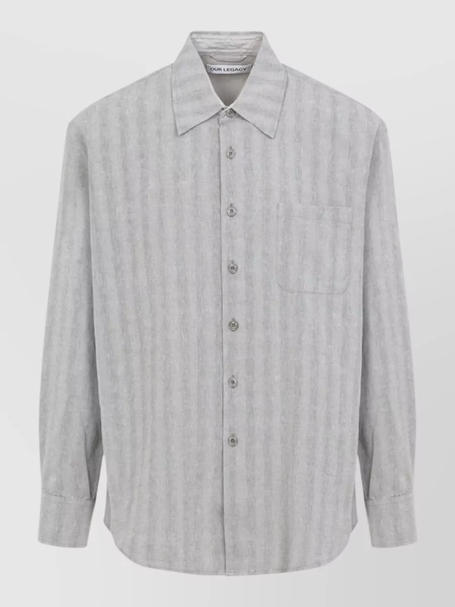 Our Legacy Striped long-sleeve shirt