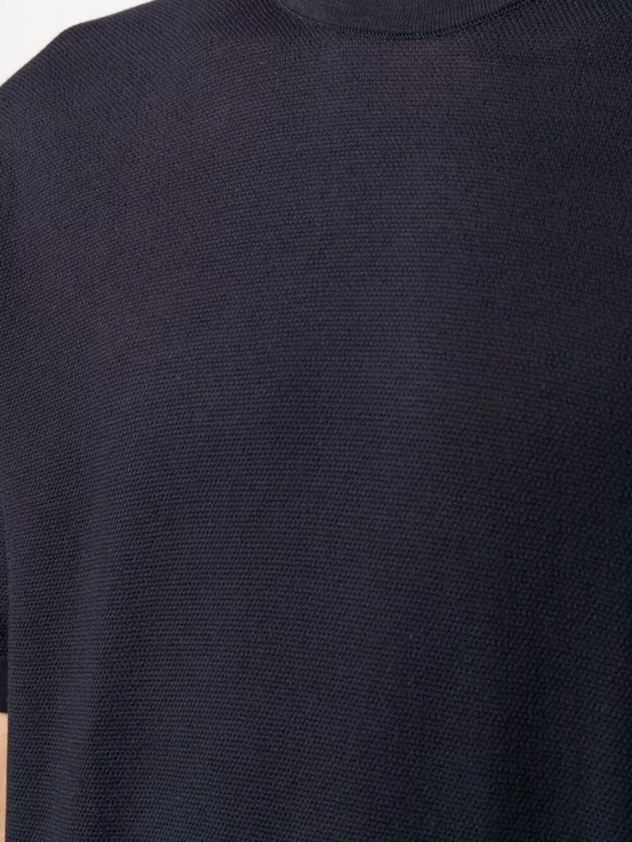 John Smedley Park Pique Knit Crew Neck T-Shirt