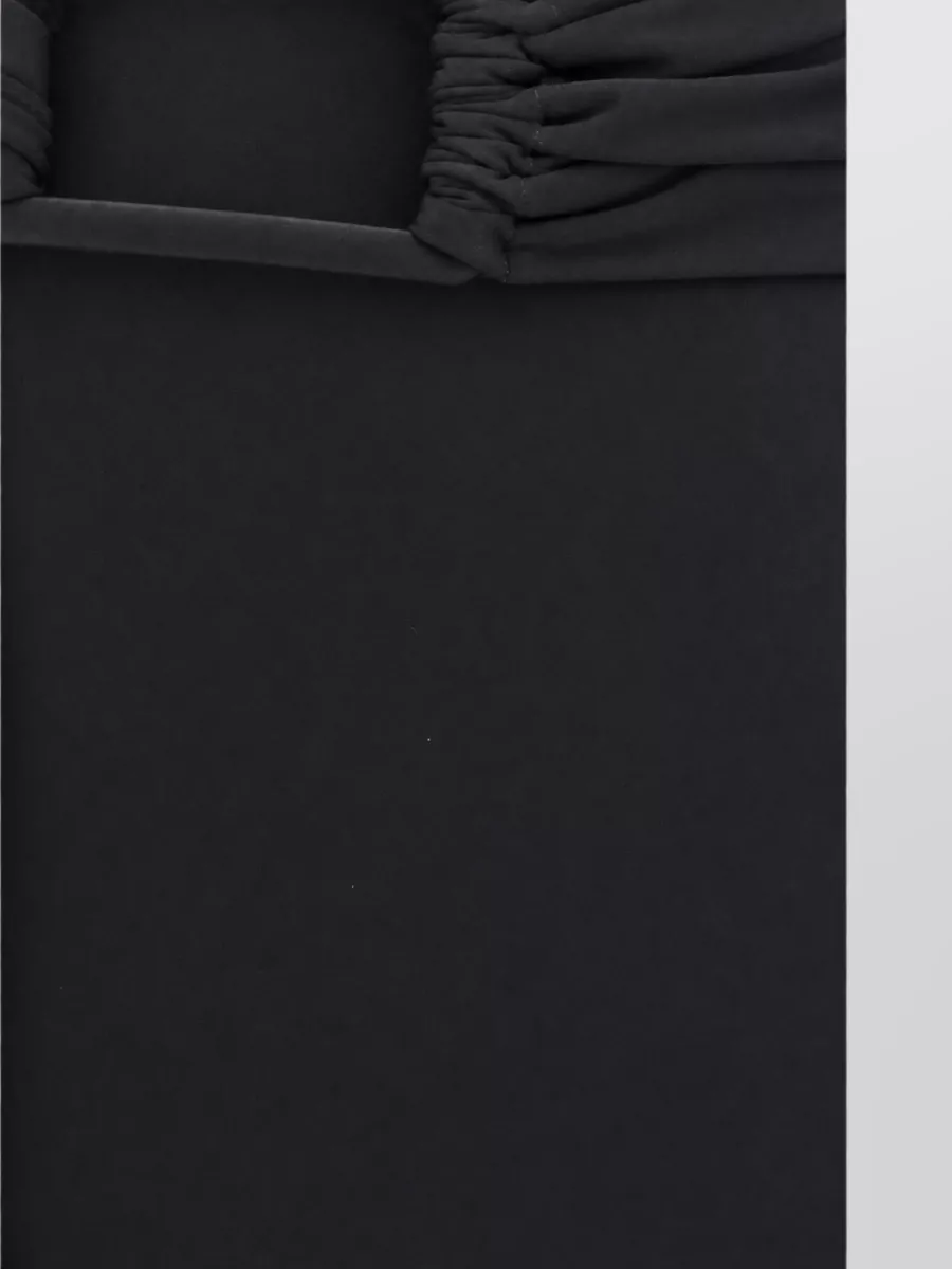 Alaïa Belted Jersey Midi Dress