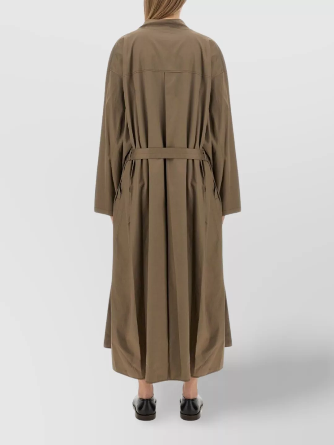 Lemaire Long Oversized Dress Belted Waist
