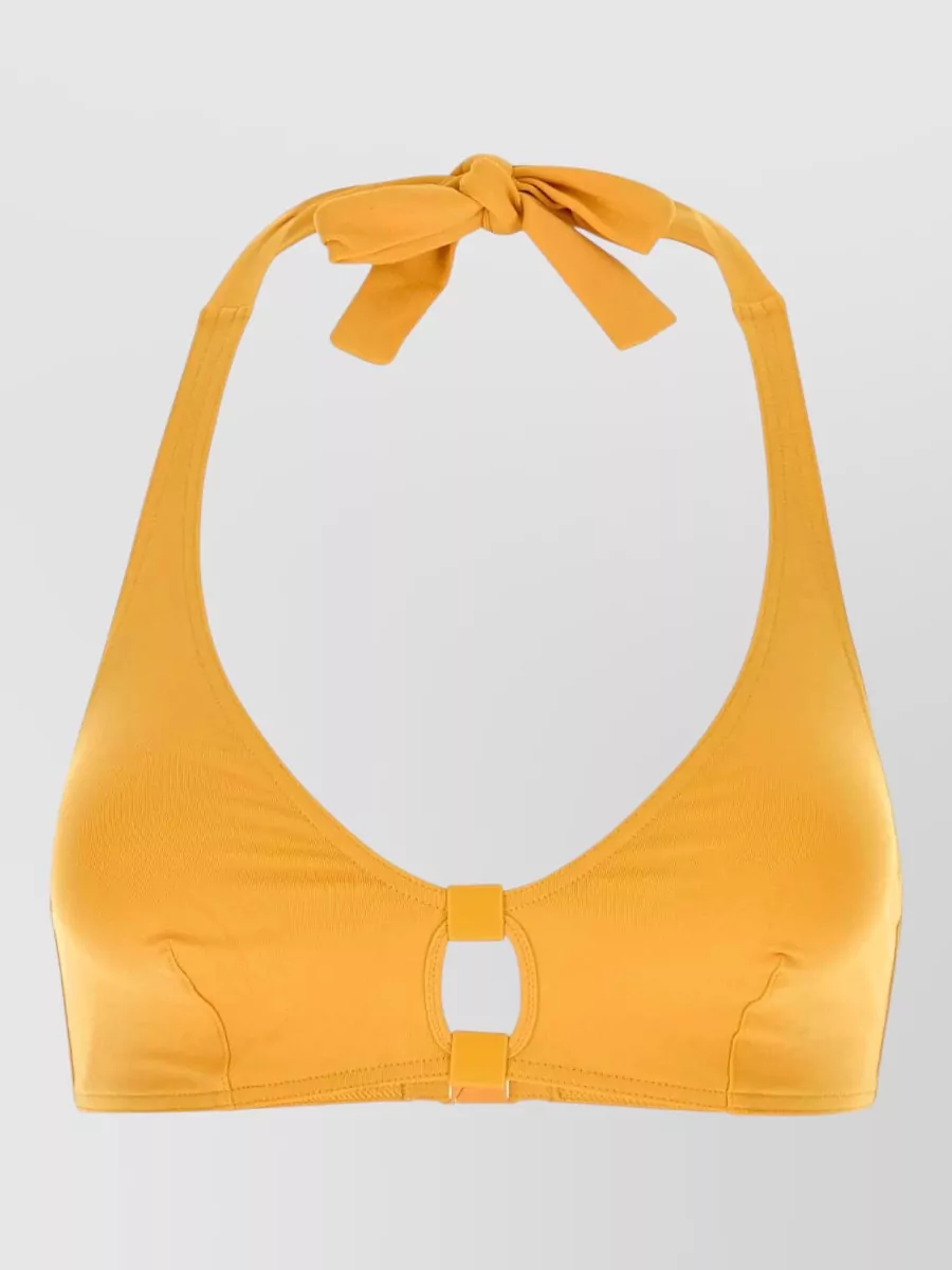 Eres stretch nylon bikini top
