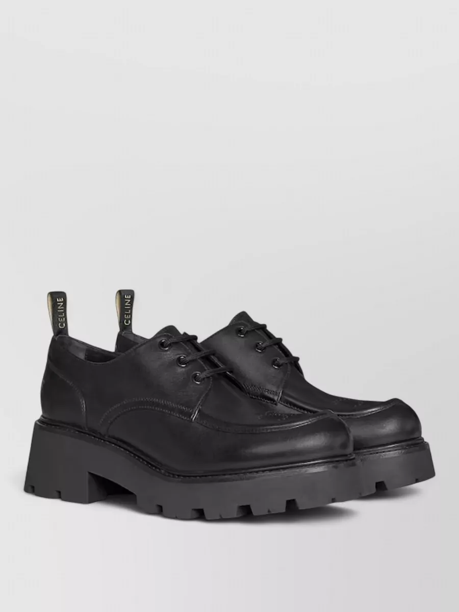 Celine leather derby shoes