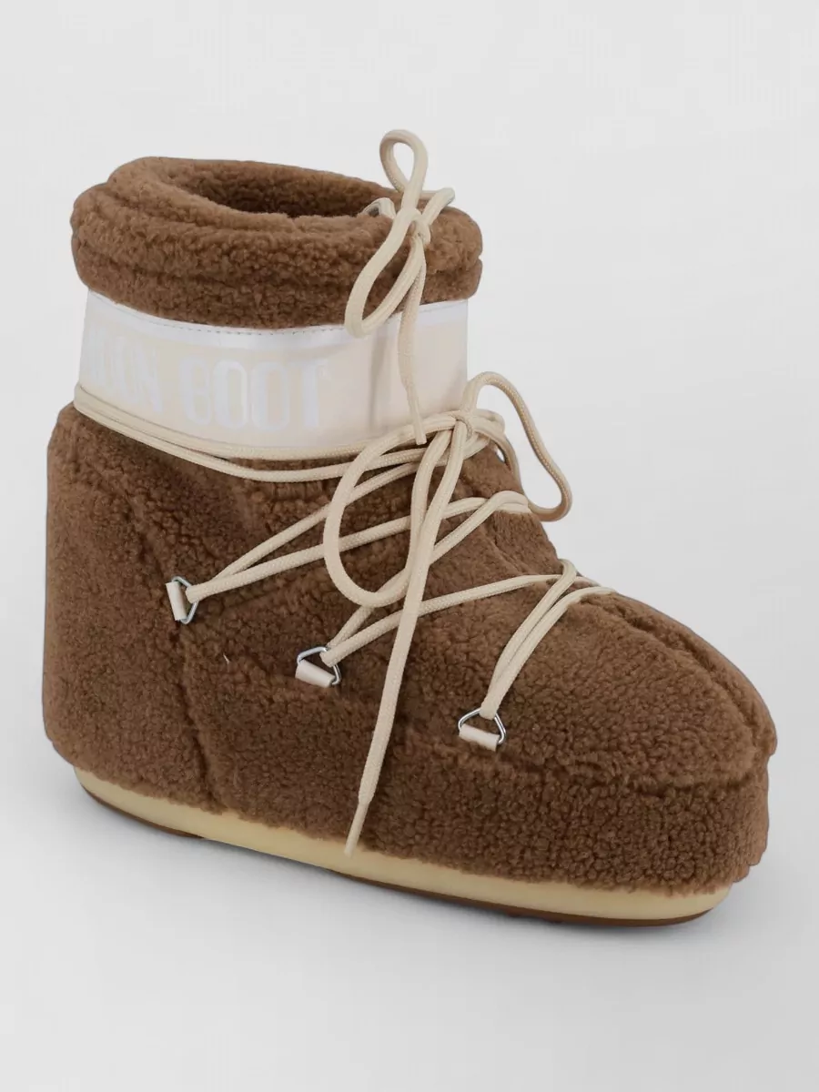 Moon Boot Fleece Ankle Boots