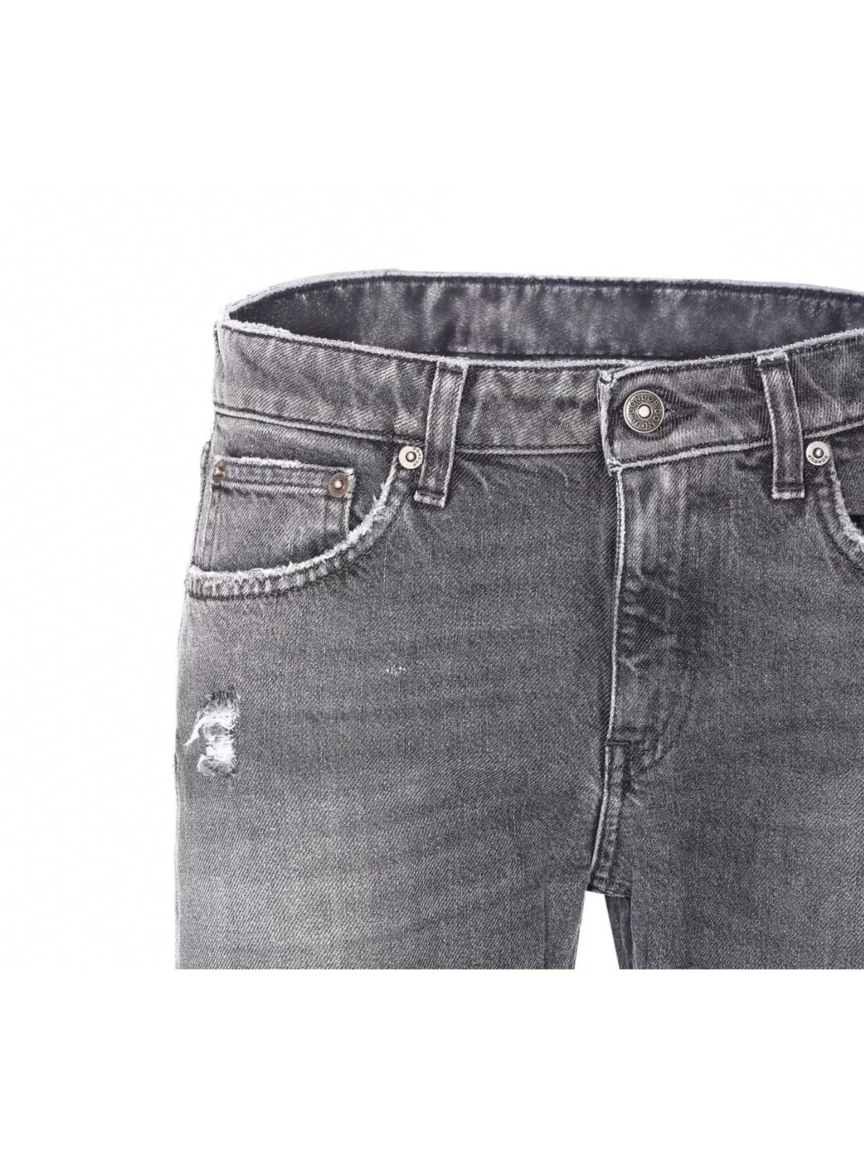Dondup Slim Fit Trousers Rolled Cuffs