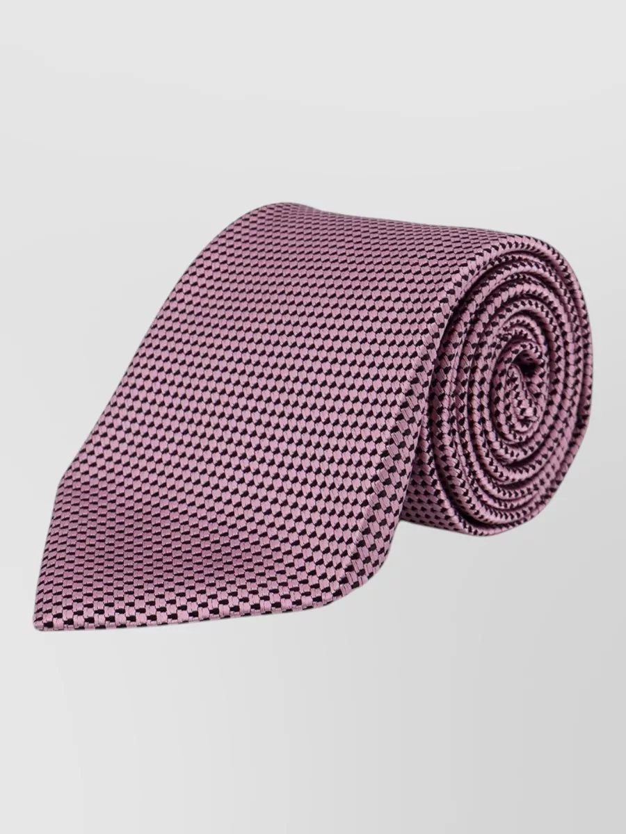Tom Ford silk micro-pattern tie