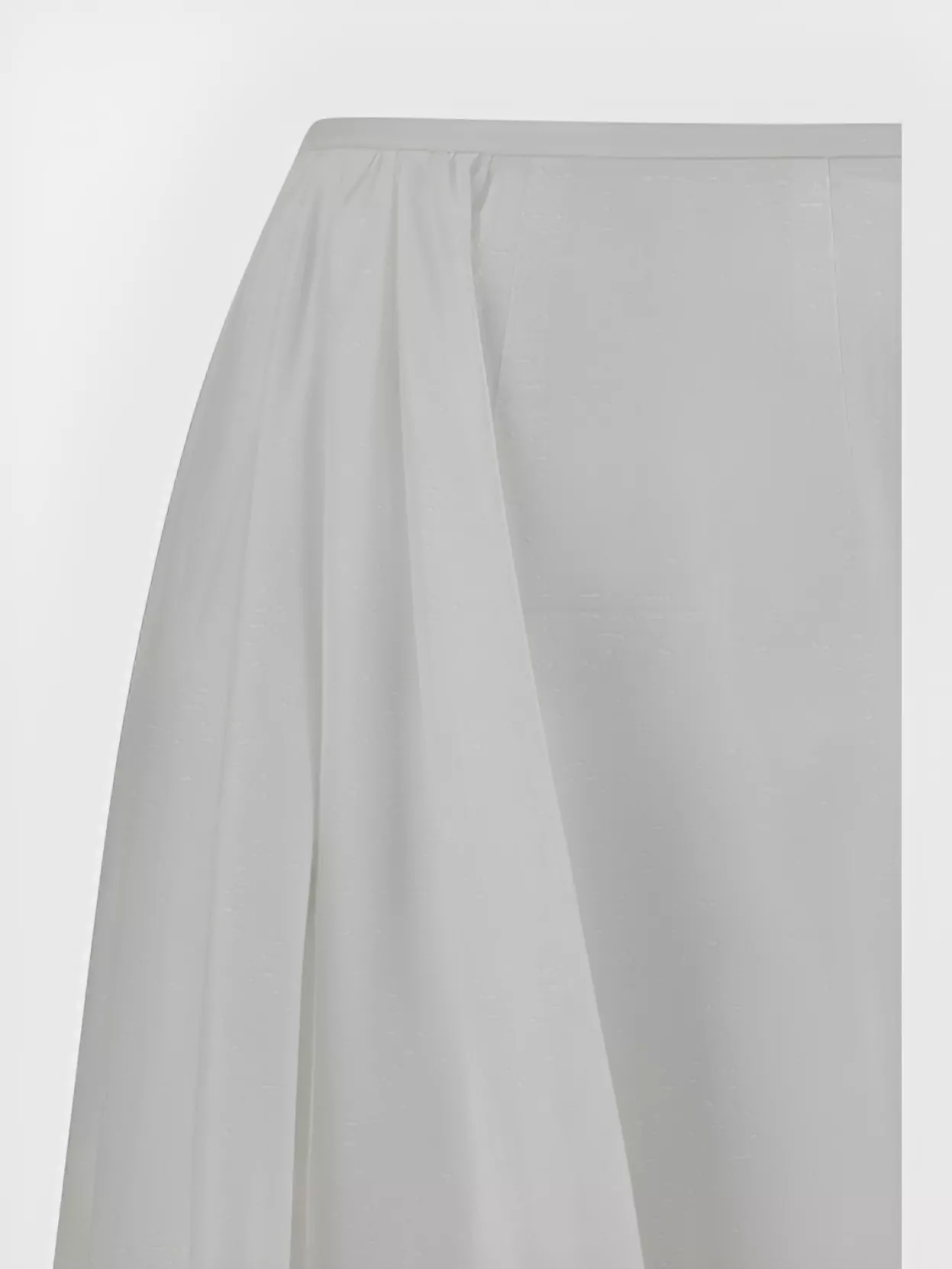 The Andamane High-Waisted Cotton Skirt Pleated Design