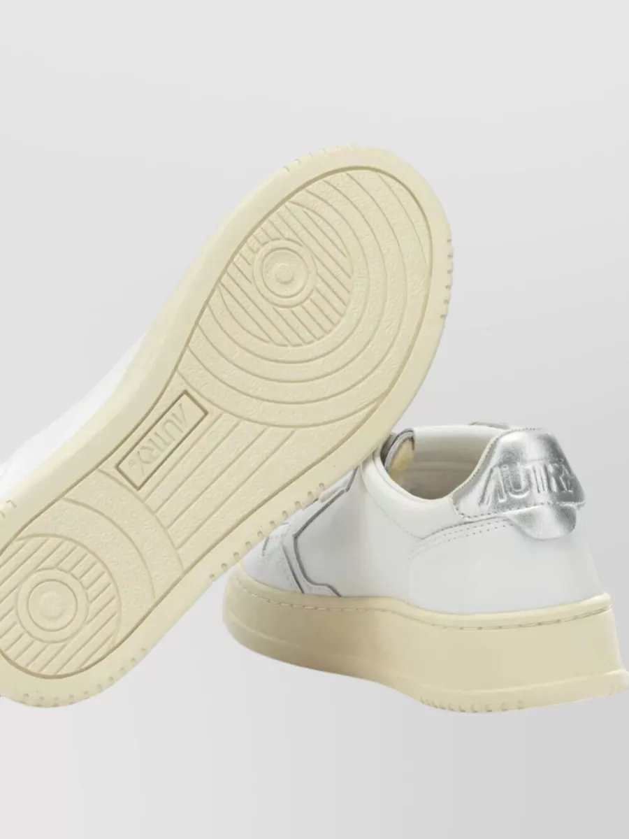 Autry Leather Low-Top Lace-Up Sneakers