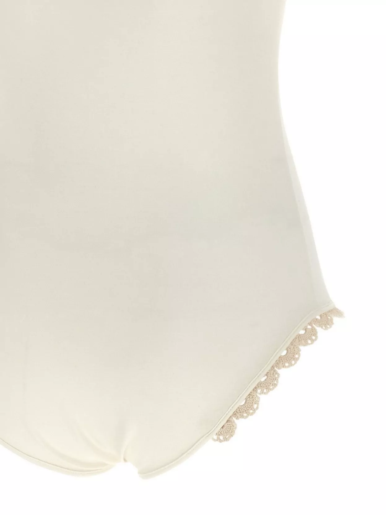 Magda Butrym Lace Trim Short Sleeves Bodysuit