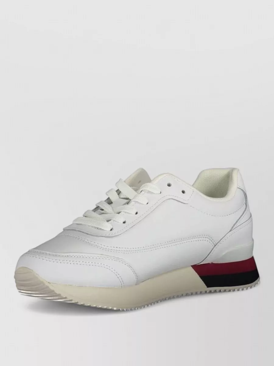 Tommy Hilfiger Leather Lace-Up Sneakers