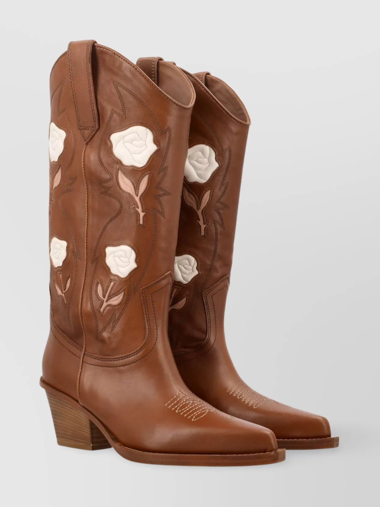 Paris Texas Rosalia Western Embroidered Mid-Calf Boot