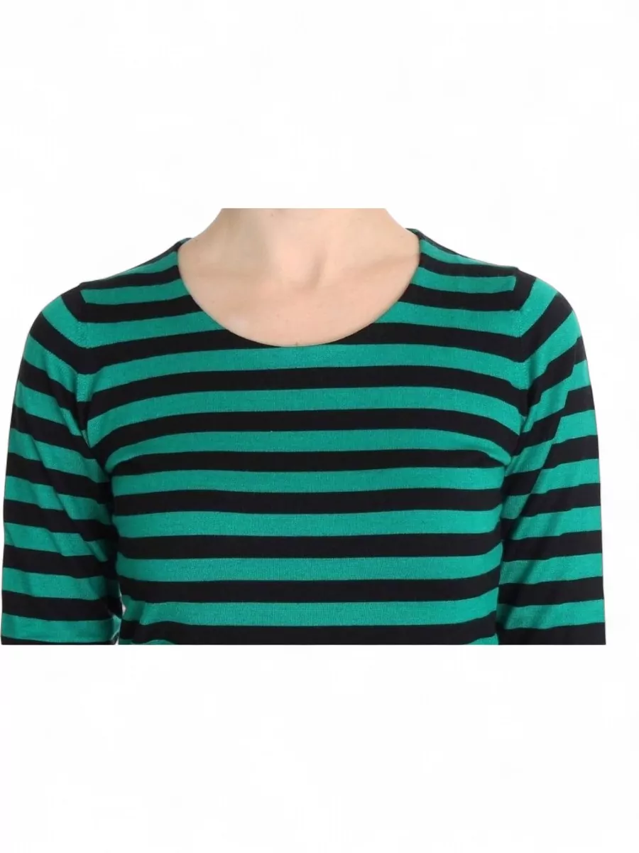 Dolce&Gabbana Striped Cashmere Silk Slim-Fit Sweater