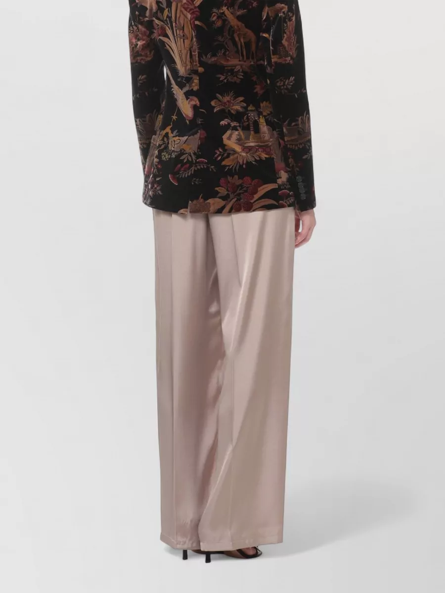 Etro Floral Velvet Double-Breasted Blazer