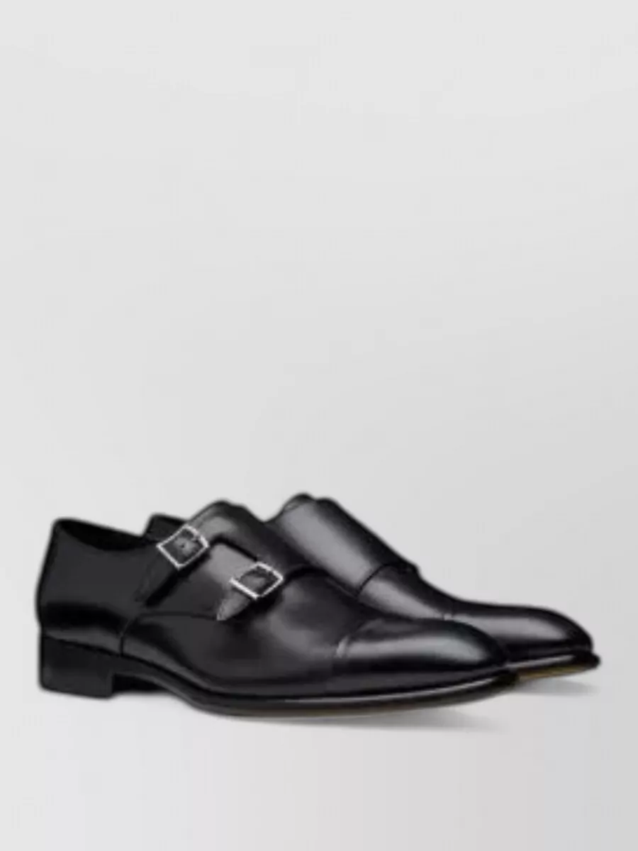 Doucal's leather monk shoes