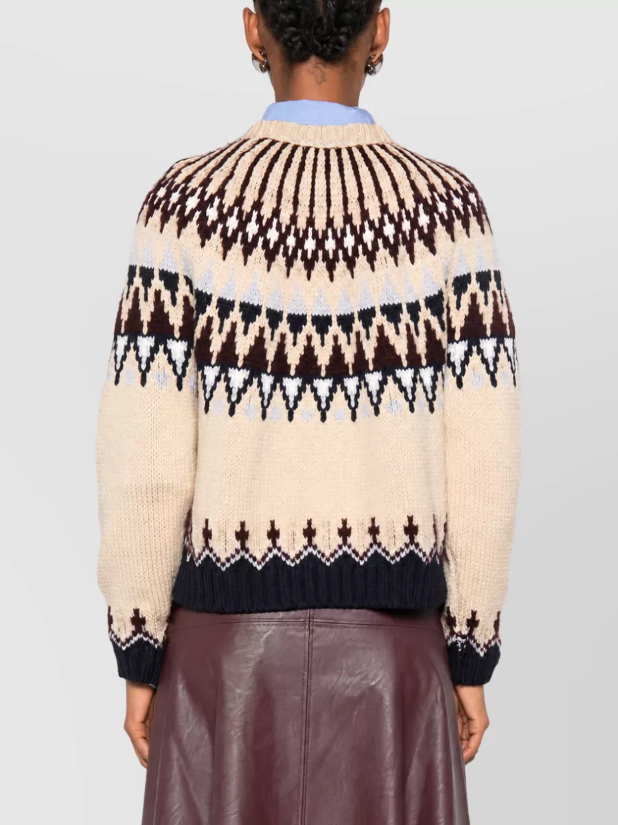 Forte Forte Wool Crewneck Long-Sleeve Sweater