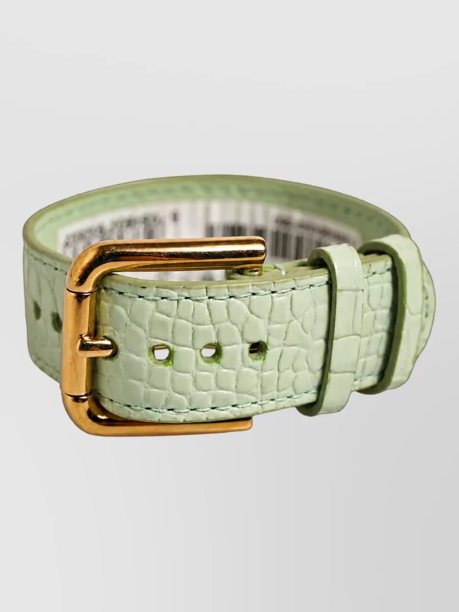 Dolce&Gabbana embossed leather bracelet